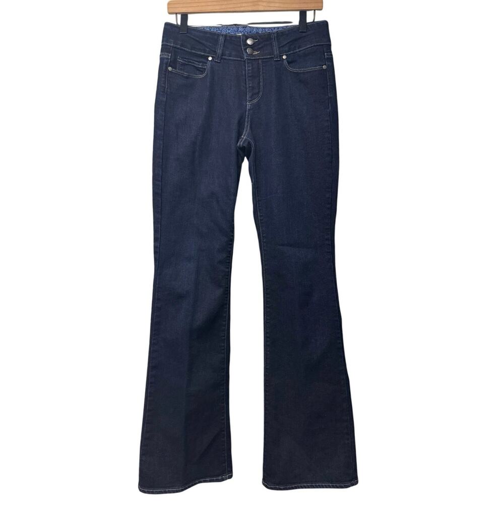 PAIGE Hidden Hills Jeans Womens Size 29 Dark Wash Bootcut Stretch Denim USA